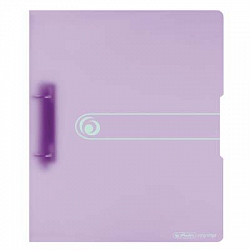 Herlitz - Šanón A4/4 cm, fialový,transparentná