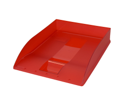 Herlitz - Zásuvka odkladacia červená, transparentná