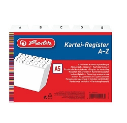 Herlitz - Register do kartotéky A5 A-Z