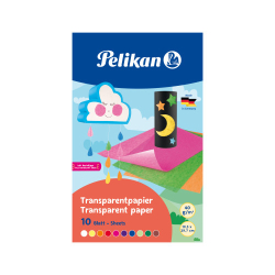 Pelikan - Farebné papiere transparentné, 10 listov