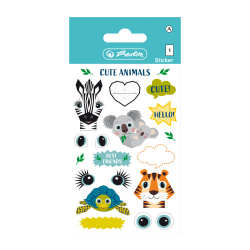 Etikety detské zvieratká, Cute animals