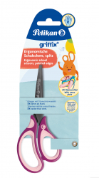 Griffix nožnice pre pravákov, fialové, blister